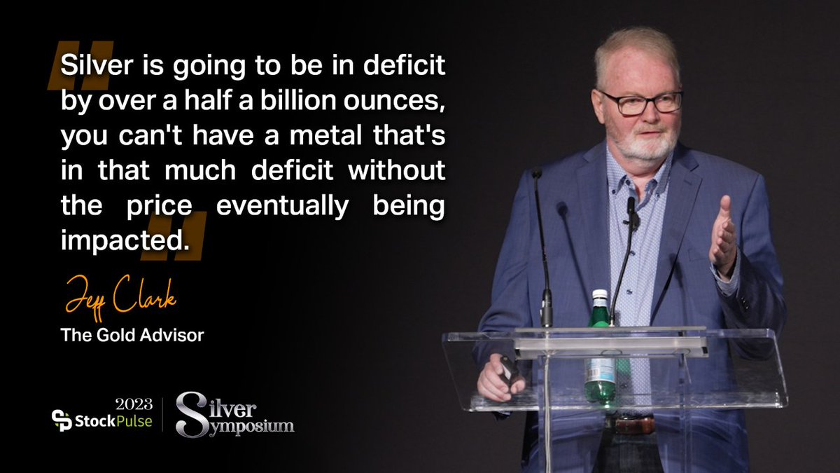 Silver is going to be in deficit by over a half a billion ounces. Jeff Clark, The Gold Advisor

Watch the full video here 👉 youtu.be/MWTD5l4Ayxk 

#SilverSymposium #silver #gold #PreciousMetals #SilverStocks #SilverInvesting #SilverSupply