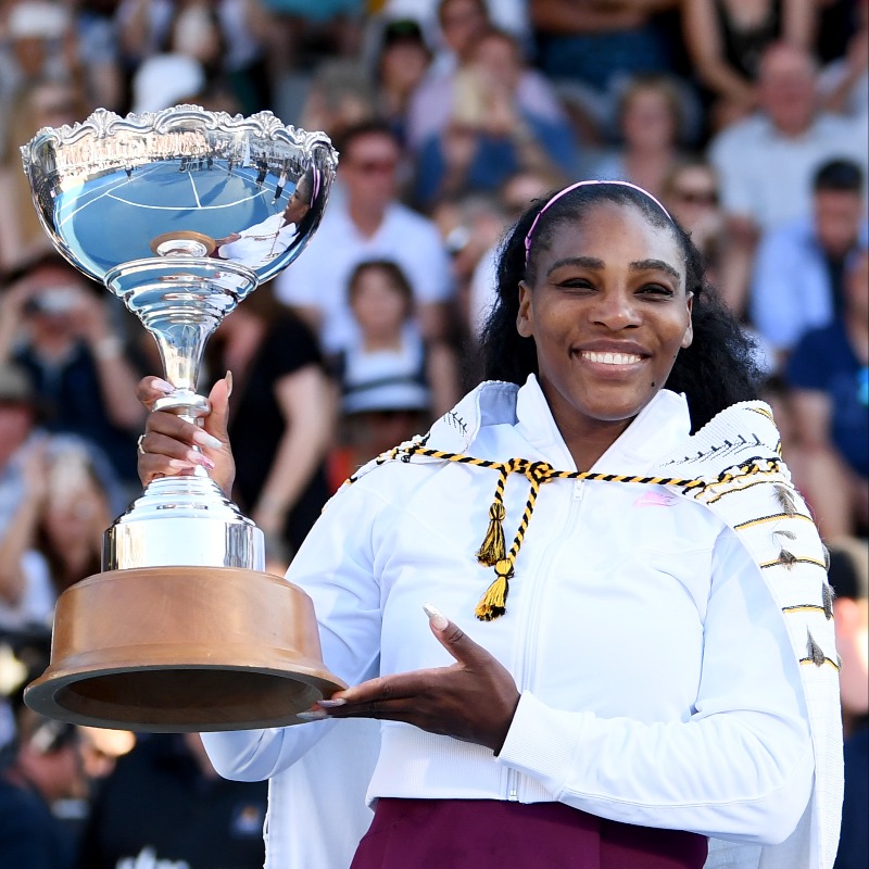WTA's tweet photo. WTA Legend and 23-time major champion @serenawilliams will be inducted into the National Women's Hall of Fame as part of the Class of 2024.

Click to see the full list ⤵️