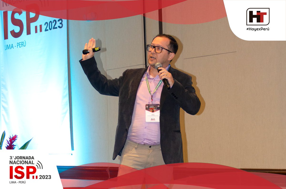 HayexTechnology's tweet image. #Atención  #HayexPerú🇵🇪
Gracias, a Uesley Correa, 𝗖𝗘𝗢 𝗱𝗲 𝗧𝗘𝗟𝗘𝗖𝗢𝗠 𝗜𝗦𝗣 𝗦𝗢𝗟𝗨𝗧𝗜𝗢𝗡𝗦; por acompañarnos en esta 𝘁𝗲𝗿𝗰𝗲𝗿𝗮 𝗲𝗱𝗶𝗰𝗶𝗼́𝗻.
#3raJornadaISPPerú #JornadaISP  #Jornada2023 #Lima #Perú #Perú2023 #Telecomunicaciones #evento  #telecom #ISP #WISP