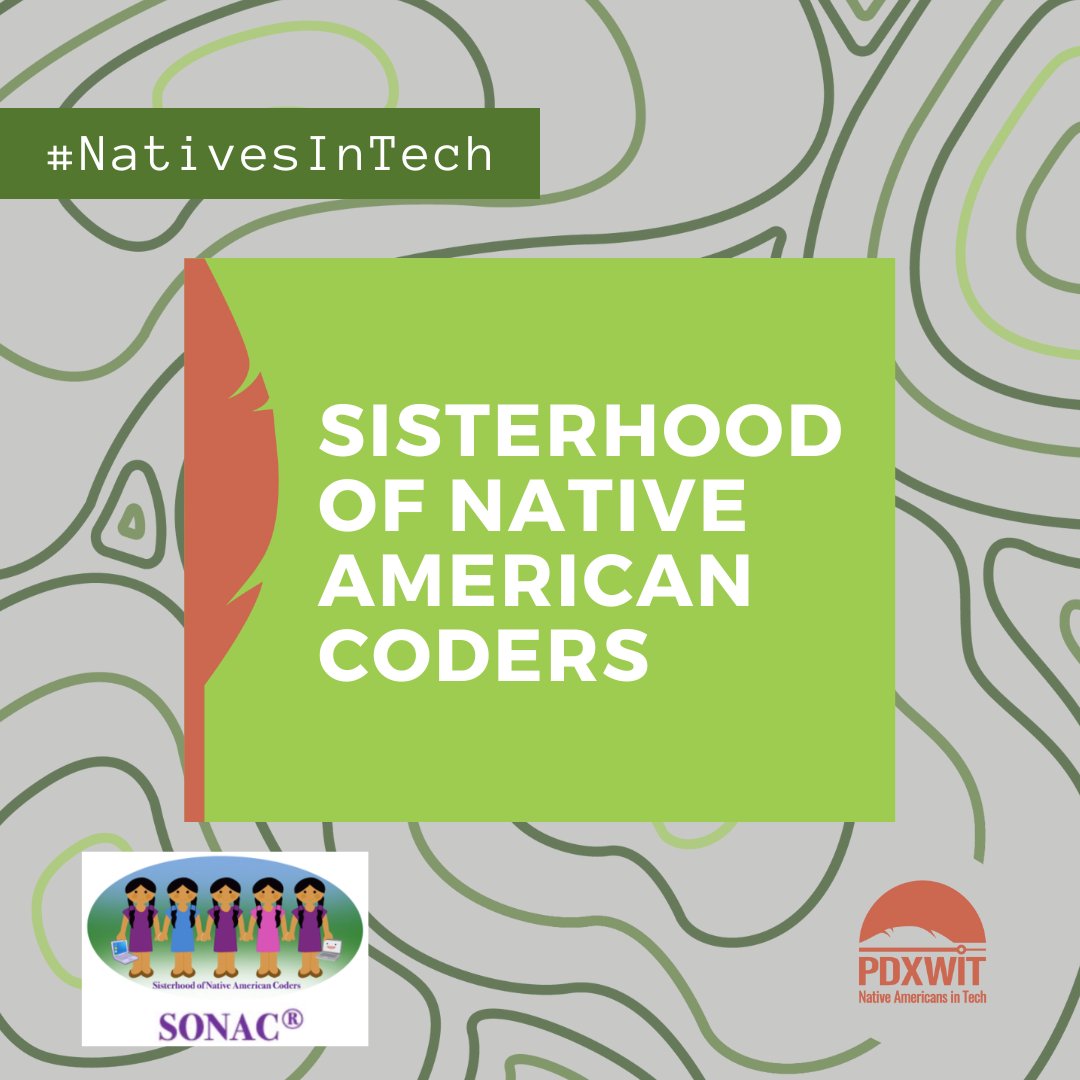 PDXWiIT's tweet image. November is #NativeAmericanHeritageMonth! 

Today’s spotlight is on the Sisterhood of Native American Coders! 

Learn more about this great organization and the resources they provide by visiting sisterhoodofnativeamericancoders.org! 

#NativeAmericanSpotlight | #NativesInTech
