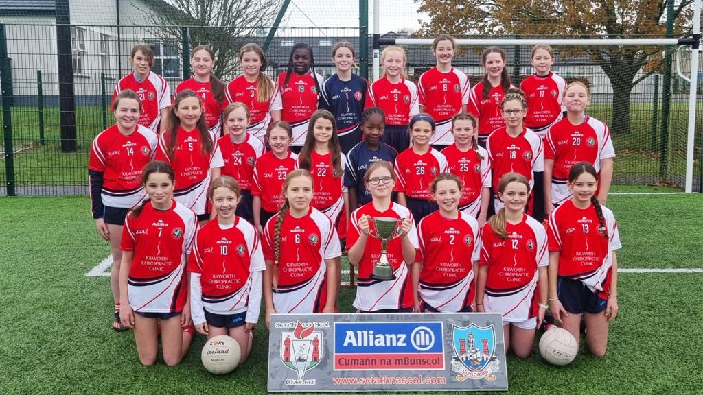 Fantastic double win by Kilworth NS in their Roinn A2 @AllianzIreland @sciathnascol Football finals recently in @GaaComplex ! #futureallstars