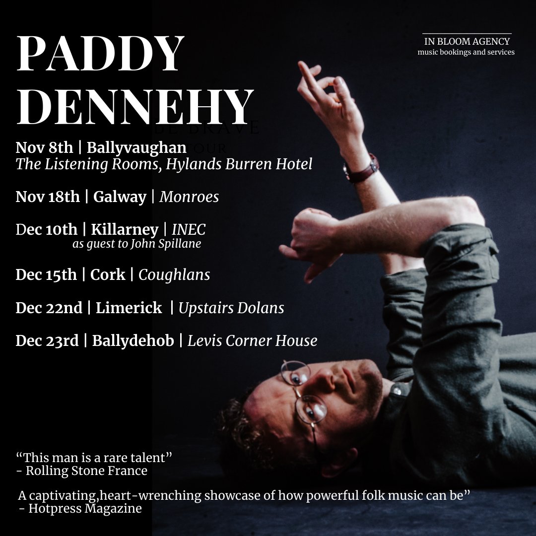 PaddyDennehy (@paddy_dennehy) on Twitter photo Lots of shows coming up in Nov/Dec! I'll be back in Galway to play <a href="/MonroesLive/">Monroe's Live</a> this Saturday!!! Lots of shows coming up in Nov/Dec! I'll be back in Galway to play <a href="/MonroesLive/">Monroe's Live</a> this Saturday!!!