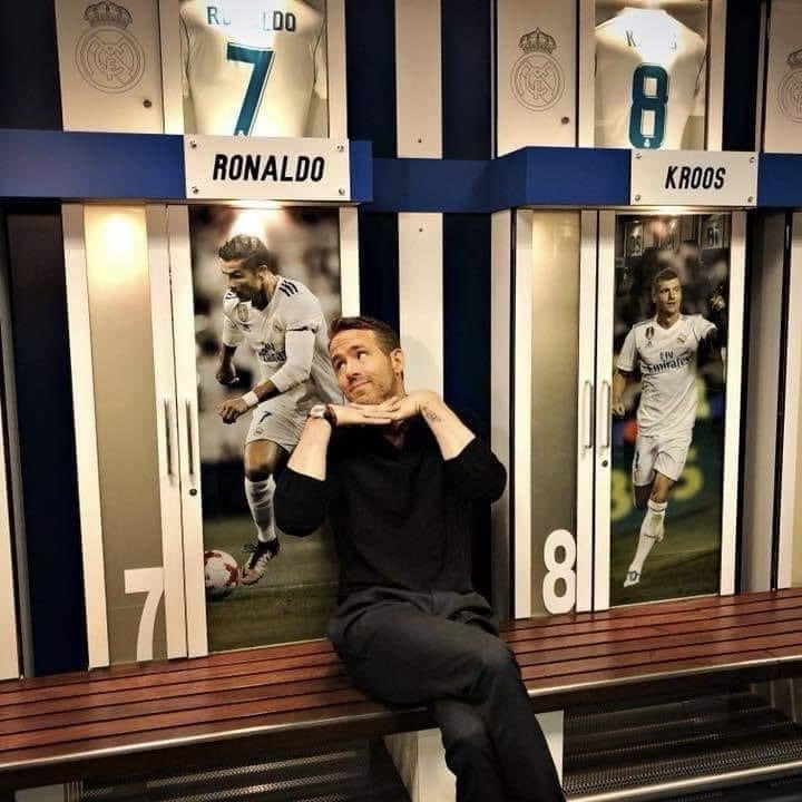 Todos somos Ryan Reynolds:

😍😍😍
