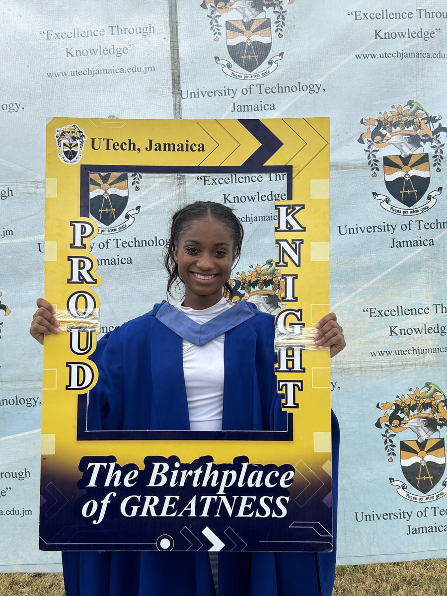 UTechJamaica's tweet photo. Our Proud Knights are all smiles as they celebrate their accomplishments.
Congratulations to all our Knights from the graduating class of 2023!
#UTechKnights
#ProudKnights
#UTechGraduates
#Graduation2023 https://t.co/GAQTVCh1zI
