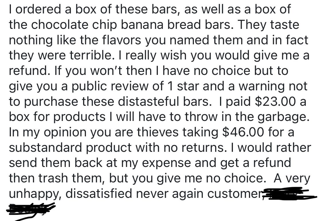 They really sent me a whole essay 😂