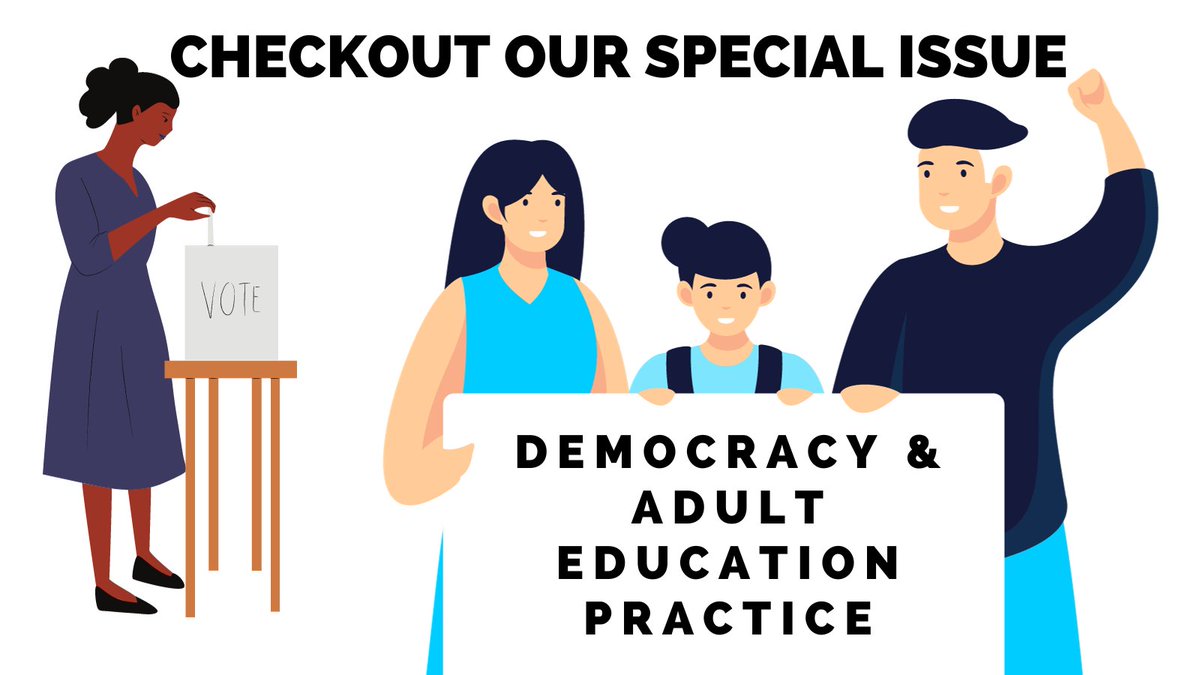 ALJournal1's tweet image. In 𝗗𝗲𝗺𝗼𝗰𝗿𝗮𝗰𝘆 𝗮𝗻𝗱 𝗔𝗱𝘂𝗹𝘁 𝗘𝗱𝘂𝗰𝗮𝘁𝗶𝗼𝗻 𝗣𝗿𝗮𝗰𝘁𝗶𝗰𝗲: “The authors explore the role of Adult Education in relation to deep democracy for the purpose of creating more sustainable, ecological, and just futures.” Check it out: journals.sagepub.com/toc/alxa/34/3
