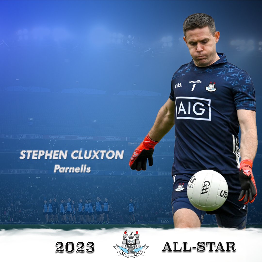 DubGAAOfficial's tweet photo. Congratulations to Stephen Cluxton of @ParnellsGAA on his 2023 All-Star award 🌟

#UpTheDubs https://t.co/2tWoeX4Y6f