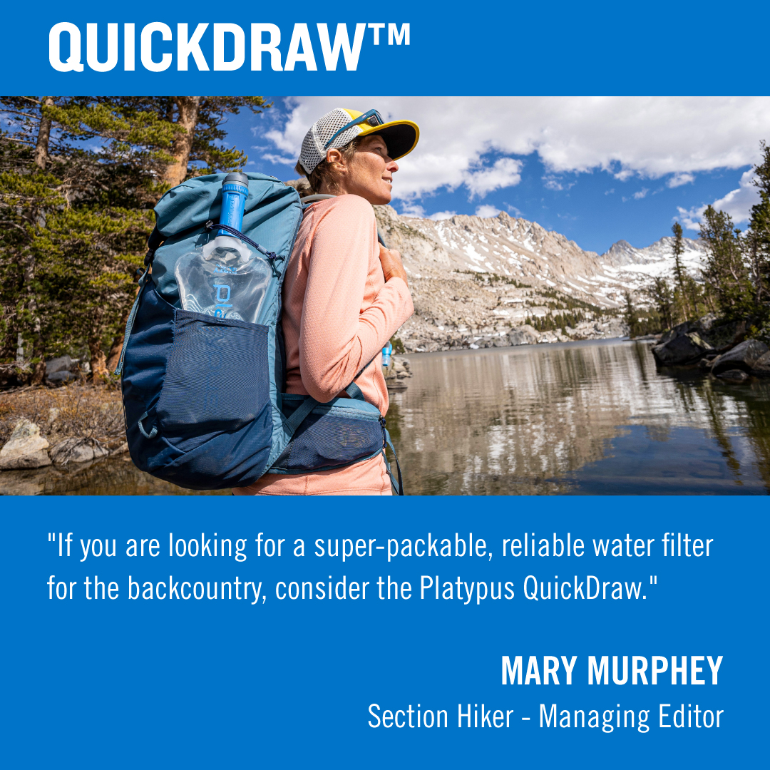 platyhydration's tweet image. Need a surefire gift for the outdoor adventurer in your life? Give the gift of clean water with the super-easy, ultralight and long-lasting QuickDraw Filter. 

ow.ly/cQUS50Q6zfQ