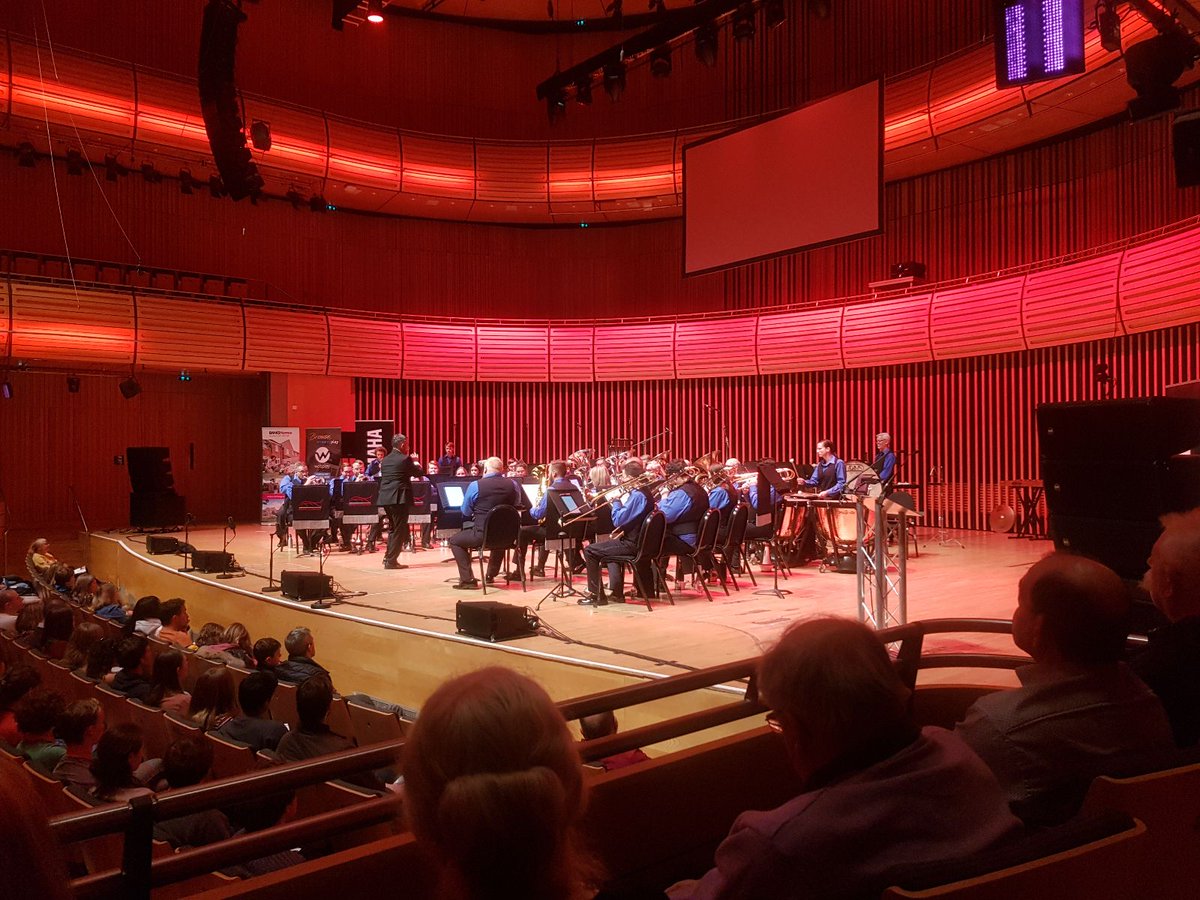 BrassInConcert's tweet photo. Who's at @glasshouseicm for tonight's World of Brass in Concert gala?🙋♀️Share your thoughts with #BIC23 https://t.co/0nFTbVshR8