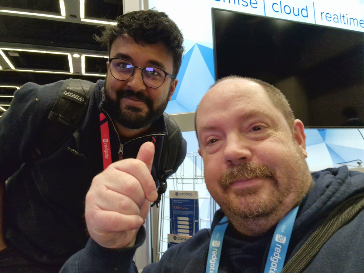 Here with my colleague and speaker  <a href="/data_abhinavj/">Abhi Jayanty</a> at #PASSDataSummit Seattle