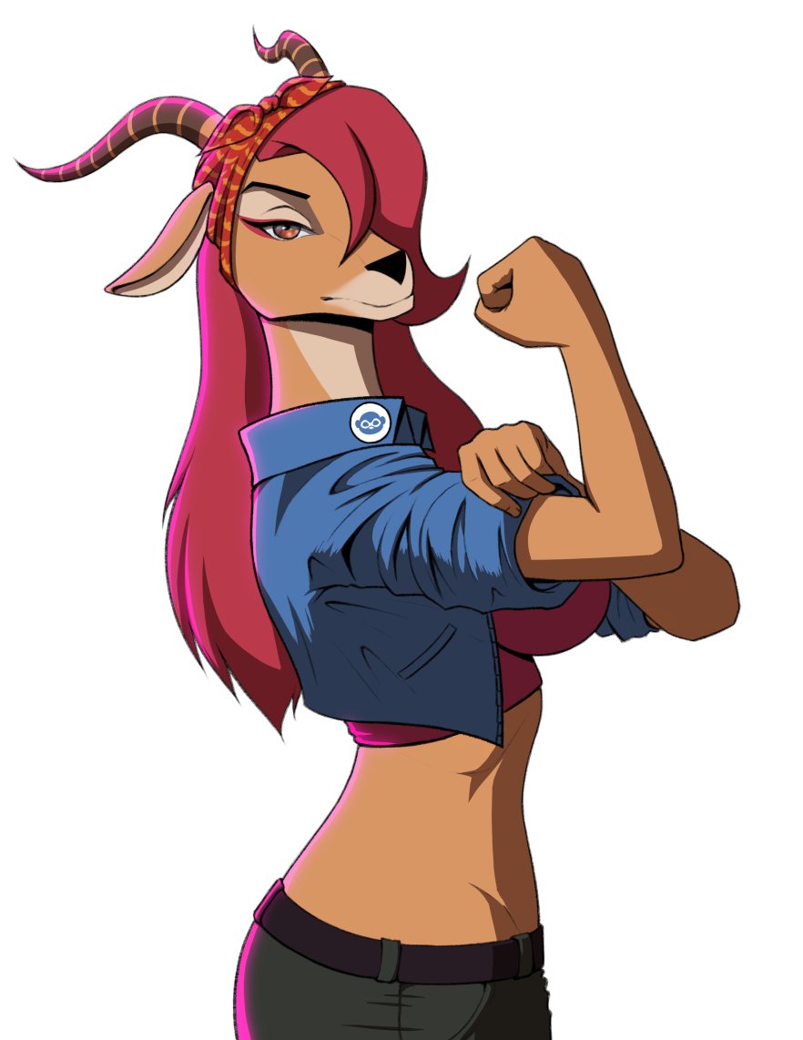 PrometheETH's tweet photo. @loremporium @frontierverse Thank you, NFH! You are my Web3 home!
Thanks to @SorenDigital, I already have this amazing Giselle the Riveter artwork!
So, I will looking for new inspiration for this meme. Suggestions welcome for the next 24 hours! https://t.co/ewXQPbyyFt