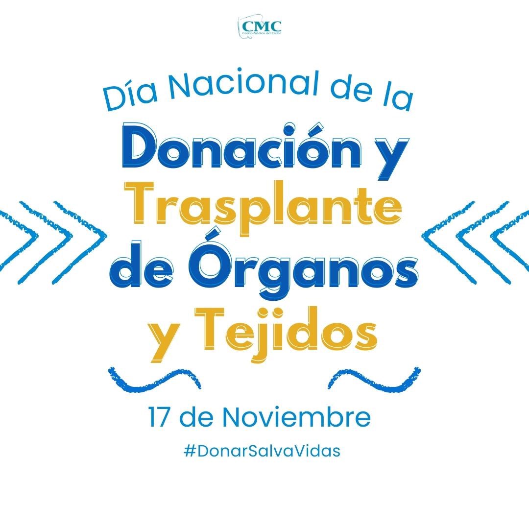 Hoy celebramos el día Nacional de la Donación de transplante de órganos y Tejidos!