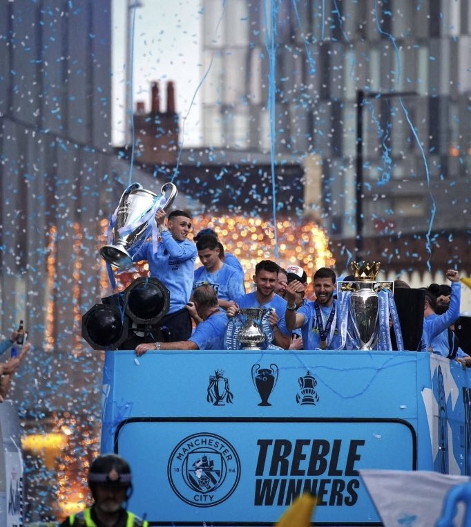 I watched Manchester City win the treble, send us to Hashtag United away, I couldn’t give a toss 😭😭
