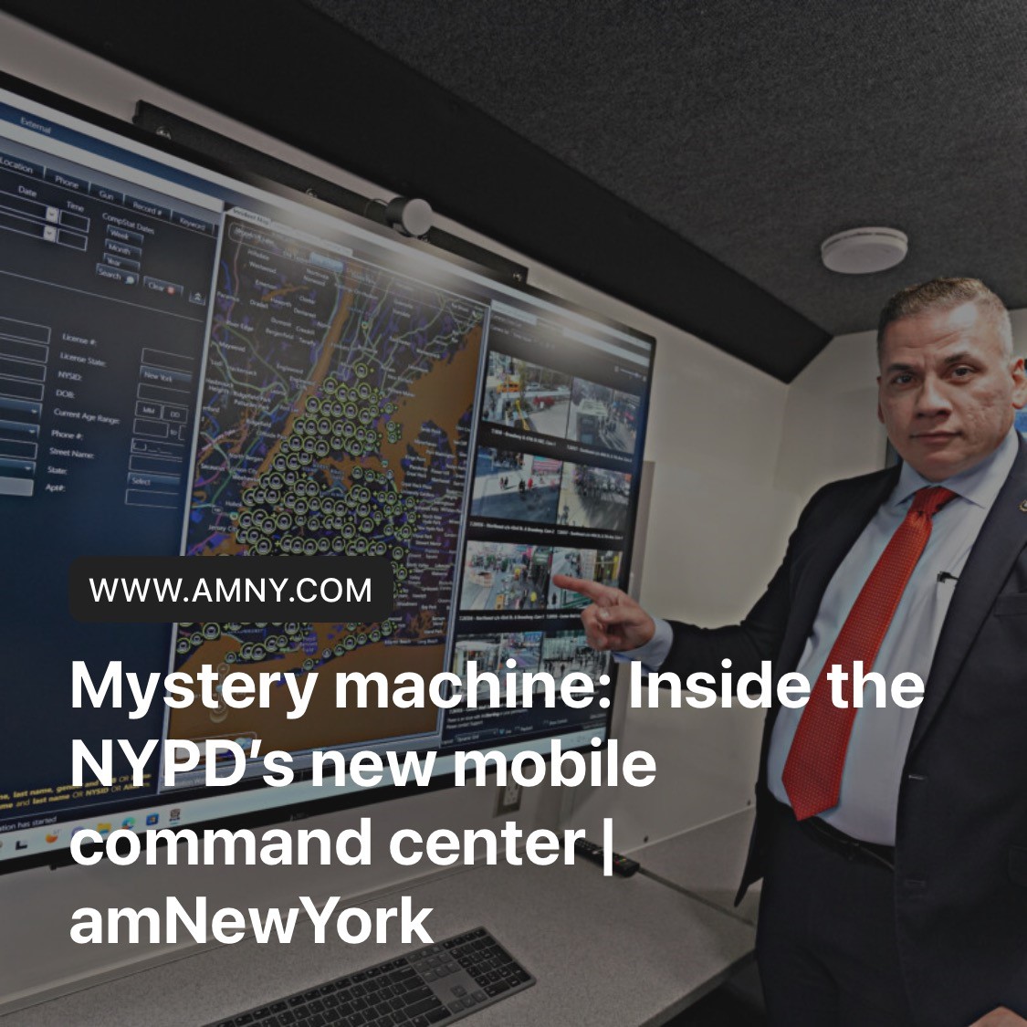 Made possible by the @nycpolicefdtn, the NYPD’s new Real Time Crime Center Emergency Response Van puts the latest tech in the hands of NY’s Finest. Named for fallen 9/11 hero, Det. Joseph Paolillo, the command center is a poignant reminder of Joe’s service. @NYPDnews @NYPDRTCC