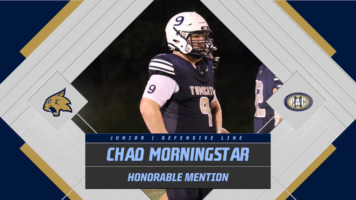Congratulations to <a href="/MorningstarChad/">chad morningstar</a> for earning All-PAC Honorable Mention!