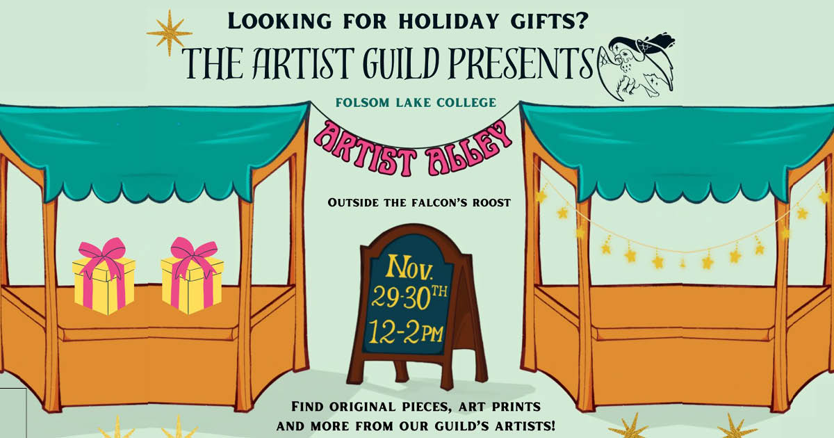 Looking for a unique, one-of-a-kind holiday gift? Check out Artist Alley this Wed., Nov. 29, and Thurs., Nov. 30, from 12-2pm, at the main campus outside the Falcon’s Roost. The Artist Guild, FLC's art club, will offer original artwork by students for sale!