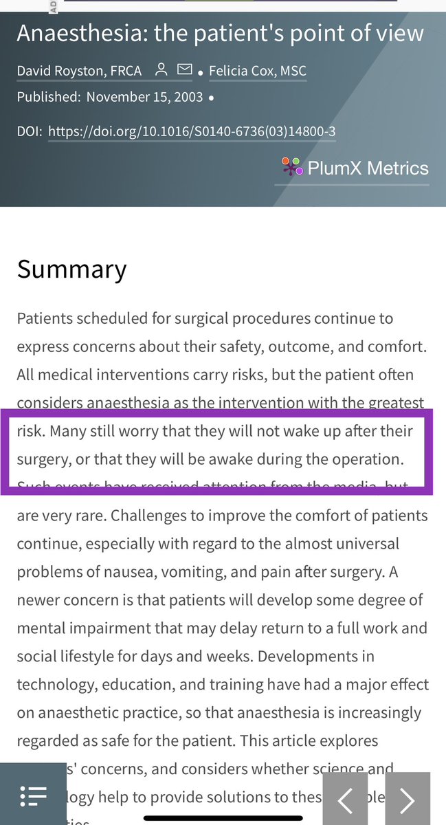 Tim Cook (@doctimcook) on Twitter photo <a href="/FeliciaJCox/">Felicia Cox FRCN 💙 💛</a> <a href="/RCoANews/">Royal College of Anaesthetists</a> Thanks Felicia
I note the abstract suggests they fear both
20 years on the literature still supports the fact they fear both…. which was one of the main reasons the topic was chosen for NAP7.
<a href="/drrichstrong/">Richard Armstrong</a> <a href="/FiOglesby/">Dr Fi Oglesby</a>
The good news for us all is that one by one we’re <a href="/FeliciaJCox/">Felicia Cox FRCN 💙 💛</a> <a href="/RCoANews/">Royal College of Anaesthetists</a> Thanks Felicia
I note the abstract suggests they fear both
20 years on the literature still supports the fact they fear both…. which was one of the main reasons the topic was chosen for NAP7.
<a href="/drrichstrong/">Richard Armstrong</a> <a href="/FiOglesby/">Dr Fi Oglesby</a>
The good news for us all is that one by one we’re