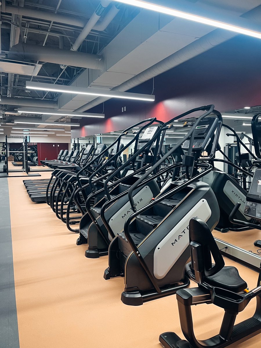 A little sneak peek into our new fitness center. We’re making amazing progress!🏋🏽‍♀️ We’ll keep you all updated on the Campus Center, and let you know when we have an opening date. Stay tuned!🦅