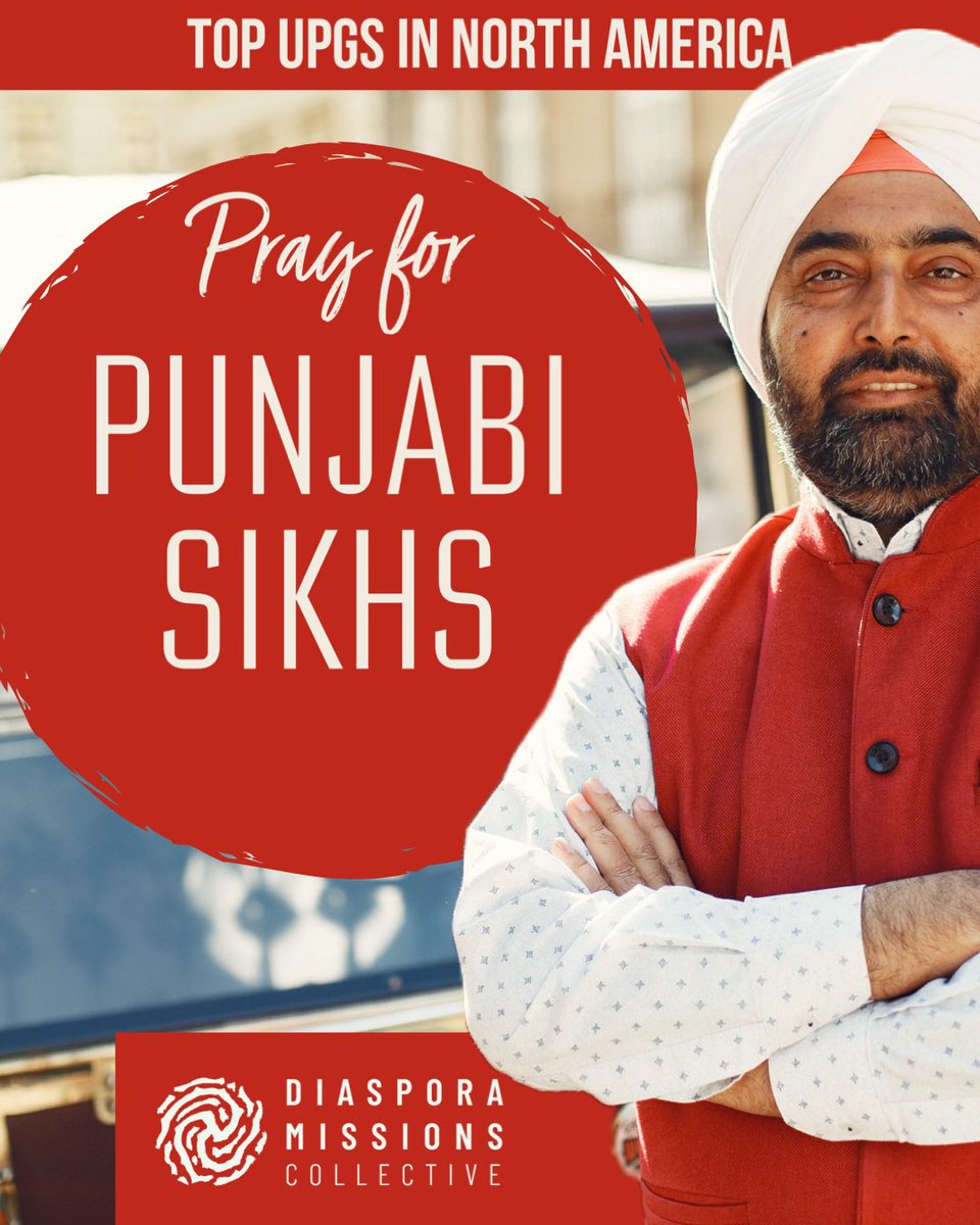 dmc_nations's tweet photo. We are encouraging our followers to join us as we pray through the top 25 Unreached People Groups in North America. We are starting off with the largest UPG in the US and Canada - the Punjabi Sikhs. https://t.co/pFQ0e7lmw6
