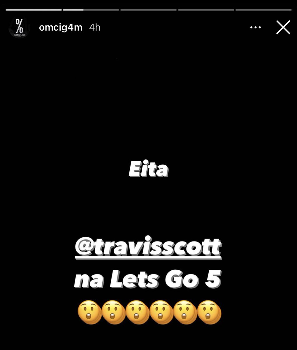 rapoutcontext's tweet photo. MC IG anunciou que o Travis Scott vai estar em Lets Go 5. https://t.co/4IGClR8Mzu