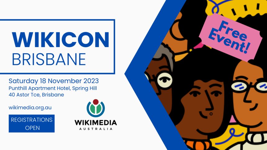 elliottbledsoe's tweet photo. Today I'm at WikiCon 2023 Brisbane.
#WikiCon #WikiConBrisbane #Wikimedia #Wikipedia @wm_au https://t.co/fvUQWw6pVq