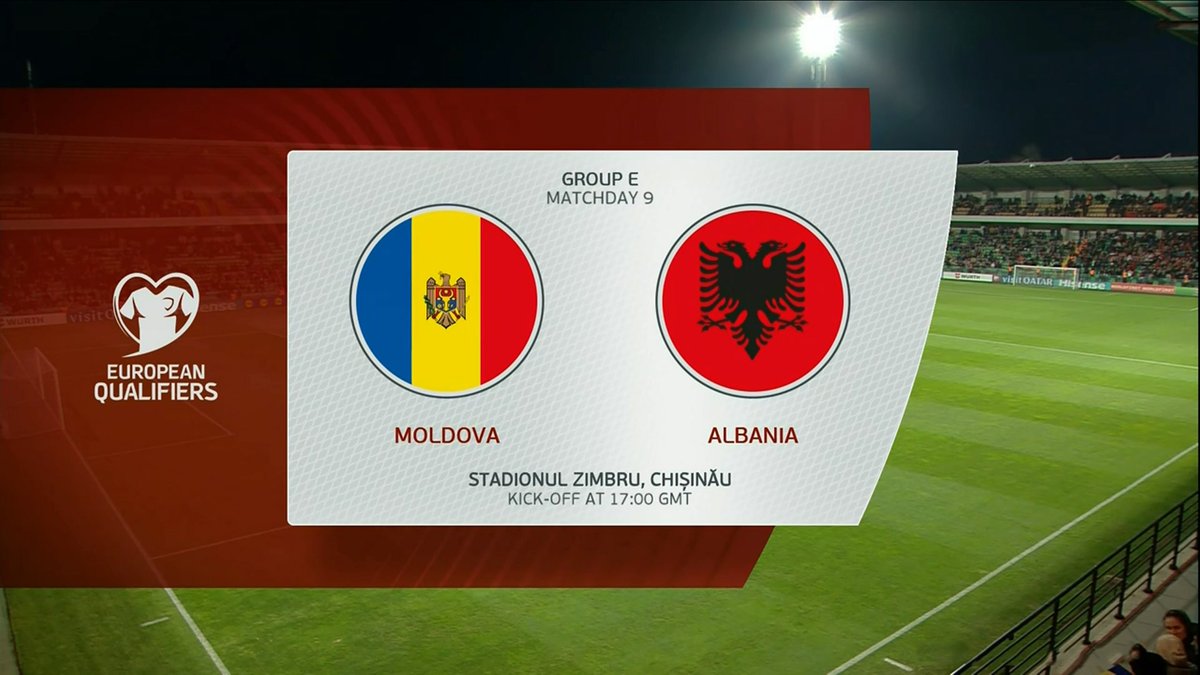 Full Match: Moldova vs Albania