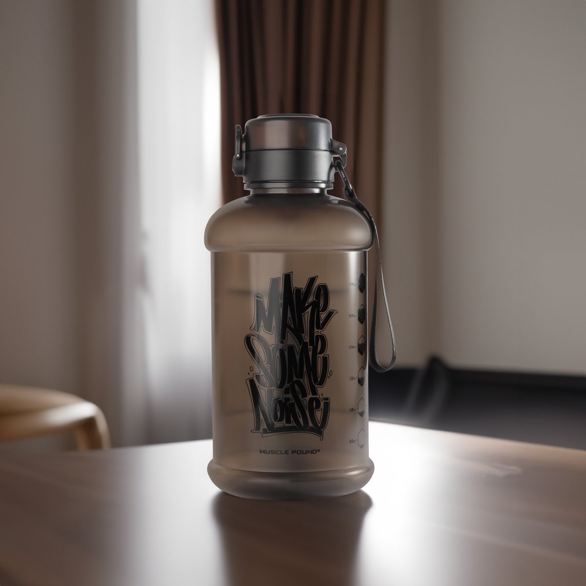 MusclePound's tweet photo. "Stay refreshed, stay energized! 💦 Whether you're working or relaxing at home, make hydration a priority with our half-gallon water jug. https://t.co/wIMmQCifFr