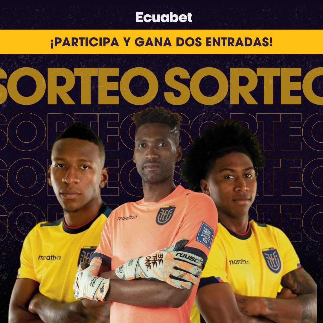 ¡HEY OFFSIDERS! Tenemos dos entradas para el Ecuador vs Chile gracias a <a href="/EcuabetOficial/">Ecuabet</a> y te la ponemos facilita:    

1) Sigue a Ecuabet y a <a href="/MrOFFSIDER/">MrOFF</a>
2) Dale RT a este post 
3) Pon tu pronóstico del partido con el HT #SomosEcuador