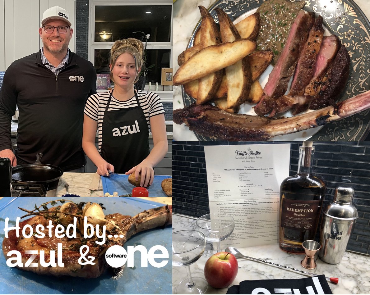 AzulSystems's tweet image. Great partnerships contain all of the best ingredients, & Azul’s partnership w/ SoftwareOne USA is really cooking! Thank you Ryan Perdue, Brenda Schulte and Simon Taylor for co-hosting a sizzling evening of tomahawk steaks and frites.
#Java #StateofJava Matt Wulkan