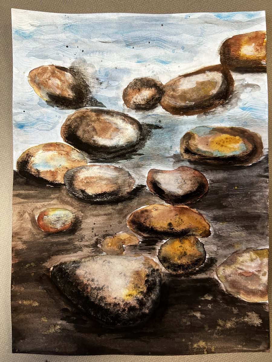 artBWHS's tweet photo. Celebration Friday! Just a few of the fantastic pieces that students have been working on #paintingchallenges #environmentalconcerns #ratemyday @BWLSD https://t.co/itcx9uzYwv