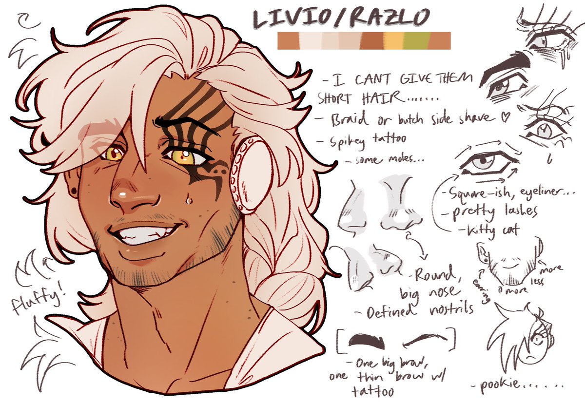 siaechh's tweet photo. #trigunmaximum whenever i draw characters a lot i like to have little references for myself on how i draw their features… and design notes :)
new favorite knives ive ever drawn tbh https://t.co/kBNeUN3N1I