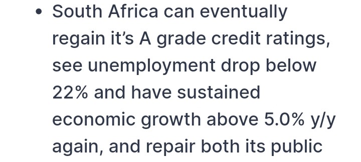 The Rand Manipulating Investec Bank which pays it's CEO, Fani Titi R486k per day even lied to South Africa that if Jacob Zuma was removed unemployment will go down to 22%.

The crooks are silence today.
