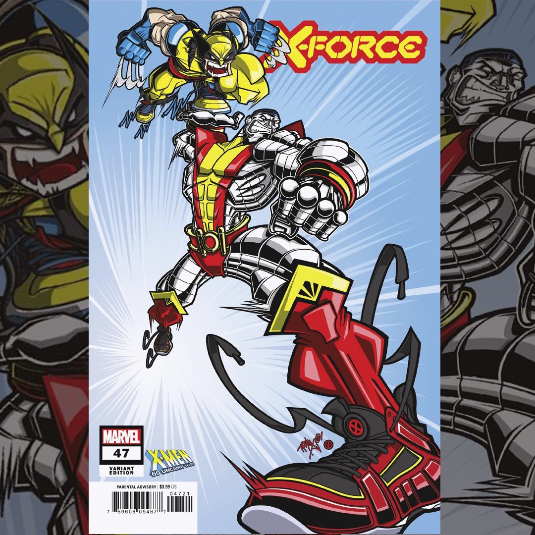 tracytubera's tweet photo. MAJOR NERD ACHIEVEMENT UNLOCKED! FINALLY had the opportunity 2 draw my 1st official @marvel VARIANT COVER. It is an X-MEN 60th Anniversary themed Variant cover for X-FORCE # 47. FOC is next week for DEC 27 drop. Put in those orders soon! A/Ps will be available up in my store soon https://t.co/gfgUwYVS2a