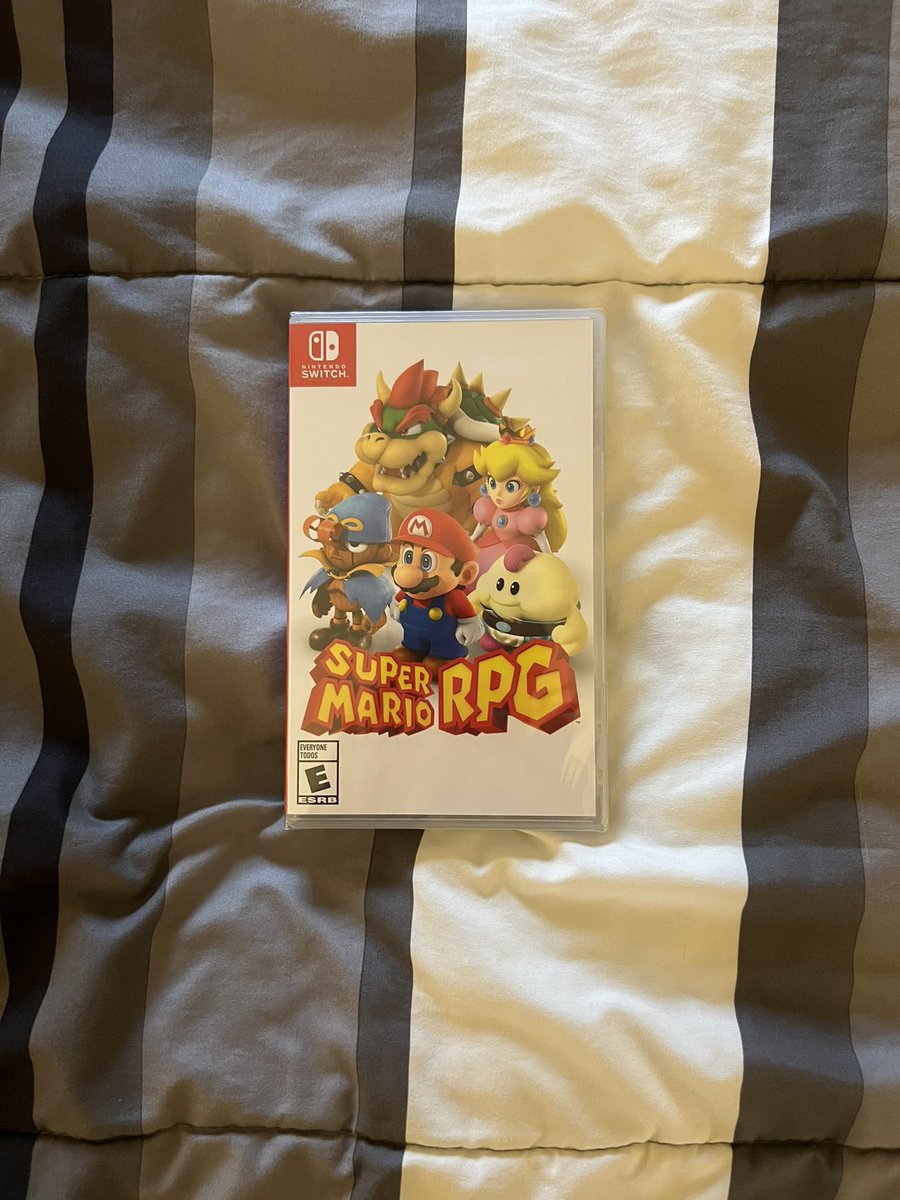 BrodieAvery's tweet photo. I got super Mario RPG remake https://t.co/j52SO7CY4o