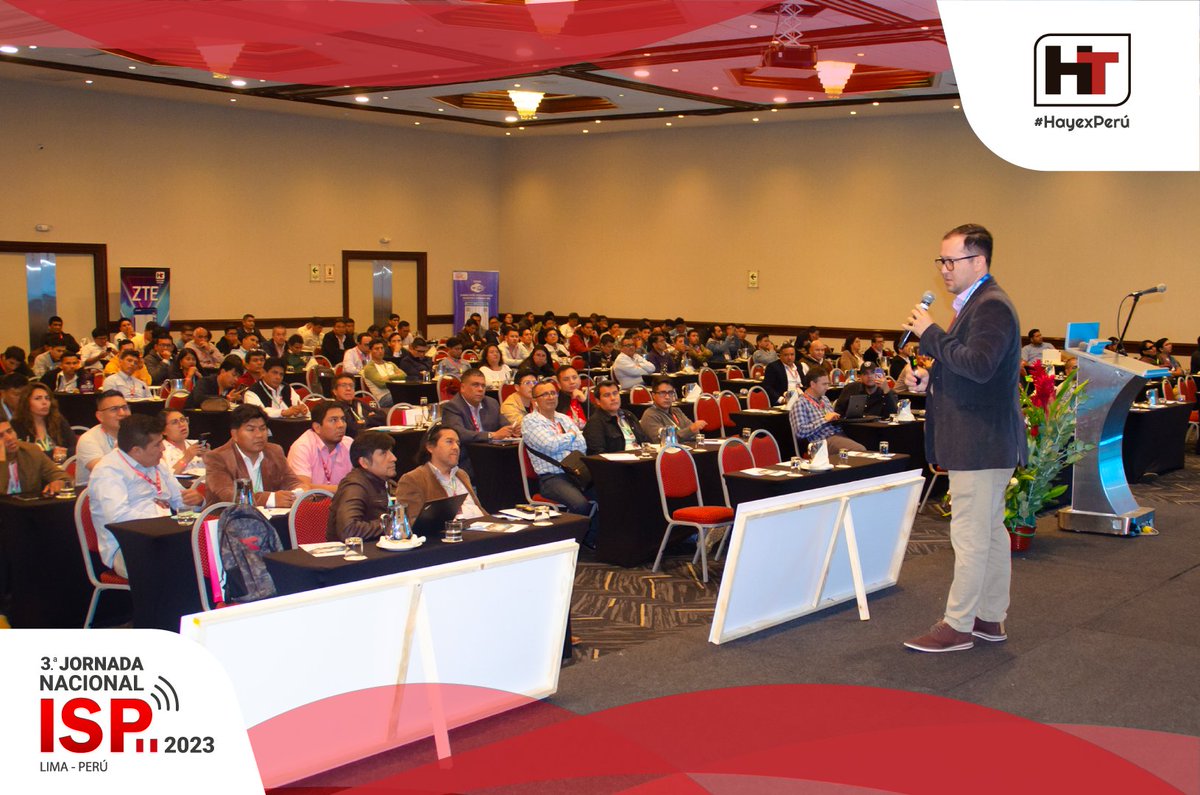 HayexTechnology's tweet image. #Atención  #HayexPerú🇵🇪
Gracias, a Uesley Correa, 𝗖𝗘𝗢 𝗱𝗲 𝗧𝗘𝗟𝗘𝗖𝗢𝗠 𝗜𝗦𝗣 𝗦𝗢𝗟𝗨𝗧𝗜𝗢𝗡𝗦; por acompañarnos en esta 𝘁𝗲𝗿𝗰𝗲𝗿𝗮 𝗲𝗱𝗶𝗰𝗶𝗼́𝗻 del 𝗲𝘃𝗲𝗻𝘁𝗼.
#3raJornadaISPPerú #JornadaISP  #Jornada2023 #Lima #Perú #Perú2023 #Telecomunicaciones #evento