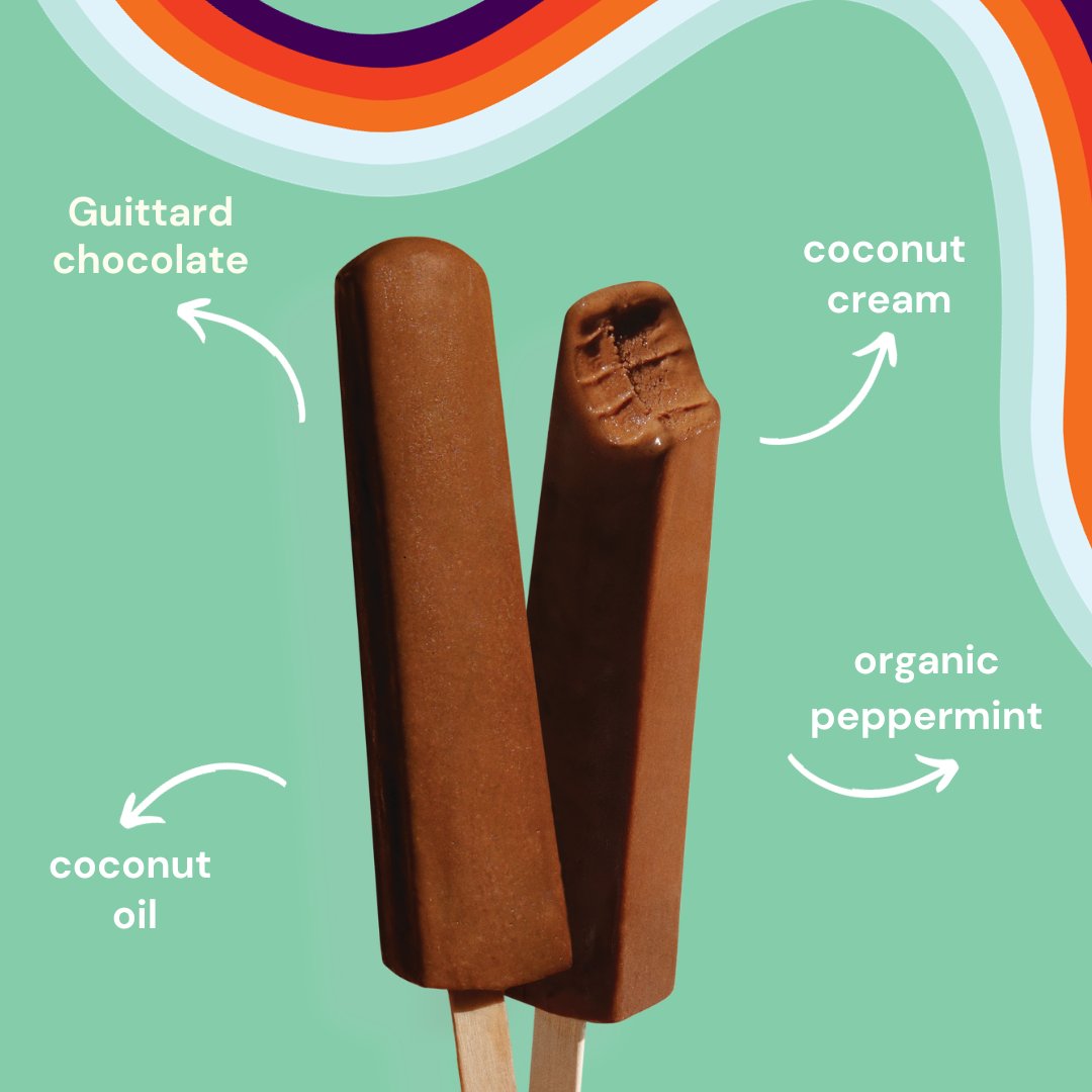 She's fresh. She's obviously minty. She's a chewy richy fudge that tastes like like the mint chocolate chip ice cream of your youth. And she's vegan, because our bodies are not youthful. 

fudgypop.com/products/fudge…