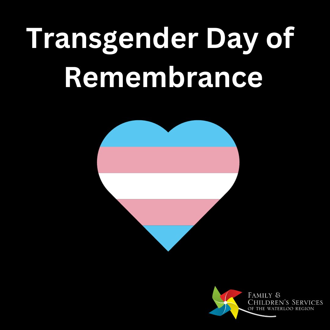facswaterloo's tweet photo. #TransDayOfRemembrance is a day to honour lives lost due to ignorance and hate against transgender or gender non-conforming people.

This day, take a moment to reflect on the ongoing fight for equality within the trans and non-binary community. https://t.co/0zRDqT8Nag