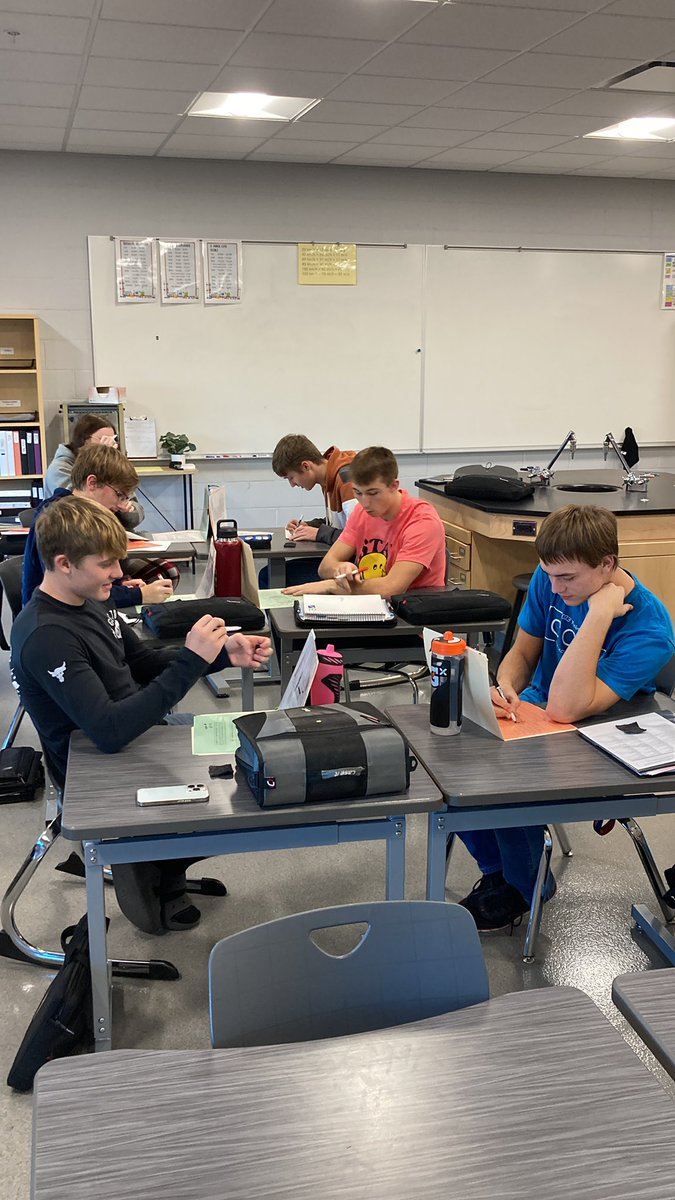 dchssander's tweet photo. Battleship Day in chemistry.  Students demonstrate their understanding of electron configurations. @dchssander @DC_Scouts https://t.co/RU4B0w2q2G
