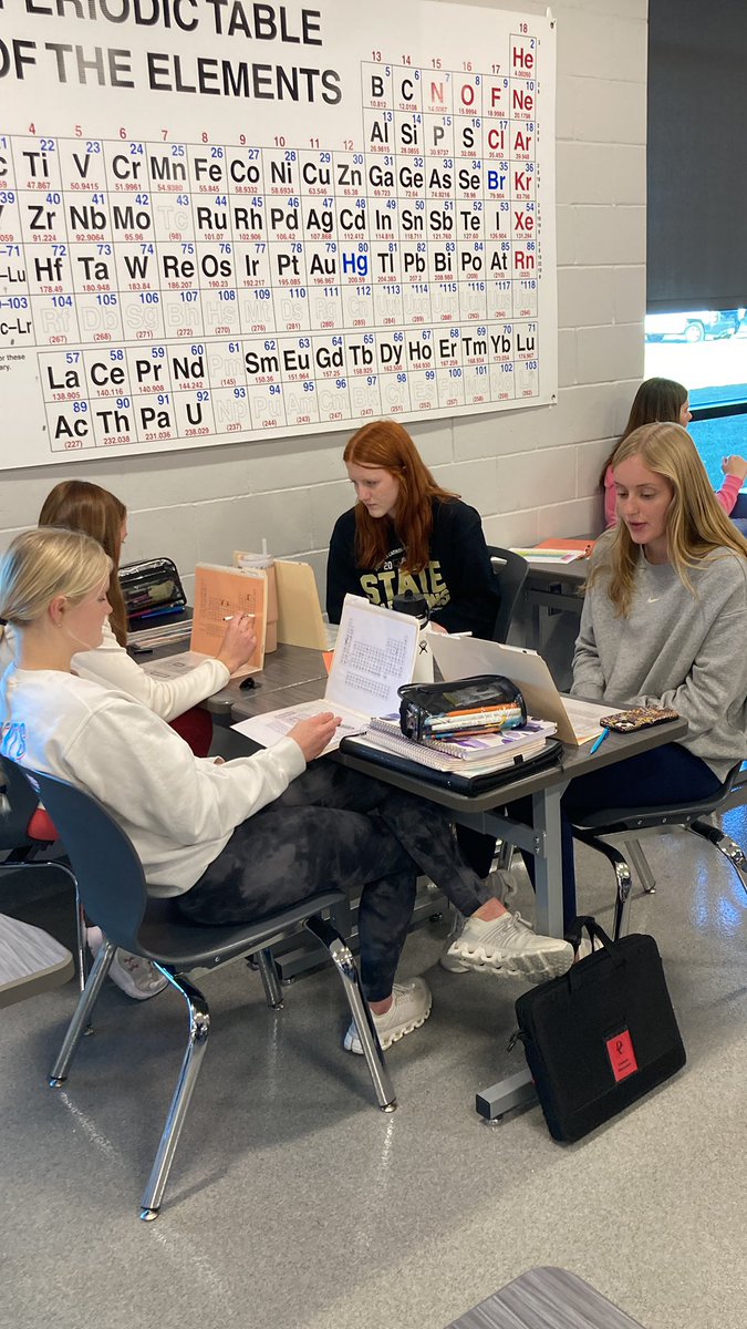 dchssander's tweet photo. Battleship Day in chemistry.  Students demonstrate their understanding of electron configurations. @dchssander @DC_Scouts https://t.co/RU4B0w2q2G