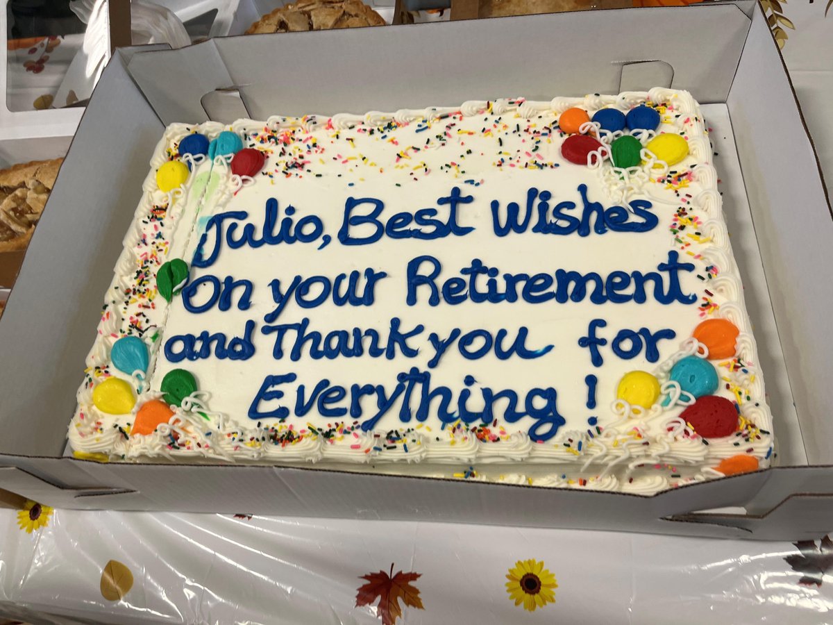 Honoring a fan favorite at MassBay, Julio!
Thank you for always being a friendly and helpful MassBay employee.
Congrats, and enjoy your retirement!