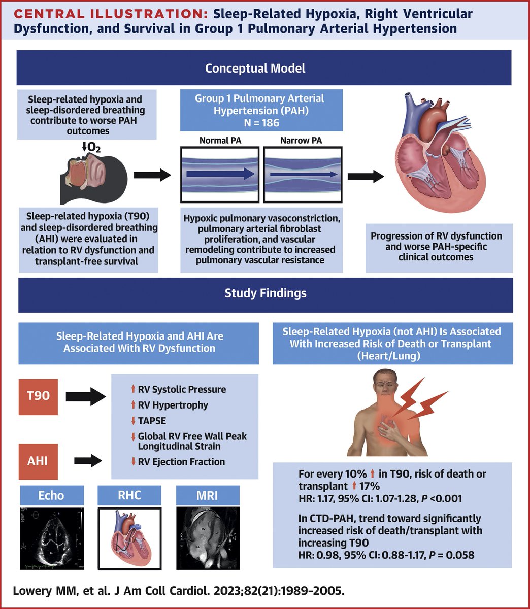 JACC Journals (@jaccjournals) on Twitter photo Sleep-related hypoxia more so than apnea-hypopnea index is associated with markers of right heart dysfunction and transplant-free survival in group 1 #PAH. bit.ly/3FU6hYk
#JACC #cvPAH <a href="/Megan_MML13/">Megan Lowery</a> <a href="/ReenaMehra0203/">Reena Mehra MD MS</a> <a href="/FrantzDrBob/">Robert Frantz</a> <a href="/DebbieKwonMD/">DebbieKwonMD</a> <a href="/AparnaBhatMD/">Aparna Bhat</a> <a href="/Sunjeet_Kaur/">Sunjeet Kaur</a> Sleep-related hypoxia more so than apnea-hypopnea index is associated with markers of right heart dysfunction and transplant-free survival in group 1 #PAH. bit.ly/3FU6hYk
#JACC #cvPAH <a href="/Megan_MML13/">Megan Lowery</a> <a href="/ReenaMehra0203/">Reena Mehra MD MS</a> <a href="/FrantzDrBob/">Robert Frantz</a> <a href="/DebbieKwonMD/">DebbieKwonMD</a> <a href="/AparnaBhatMD/">Aparna Bhat</a> <a href="/Sunjeet_Kaur/">Sunjeet Kaur</a>