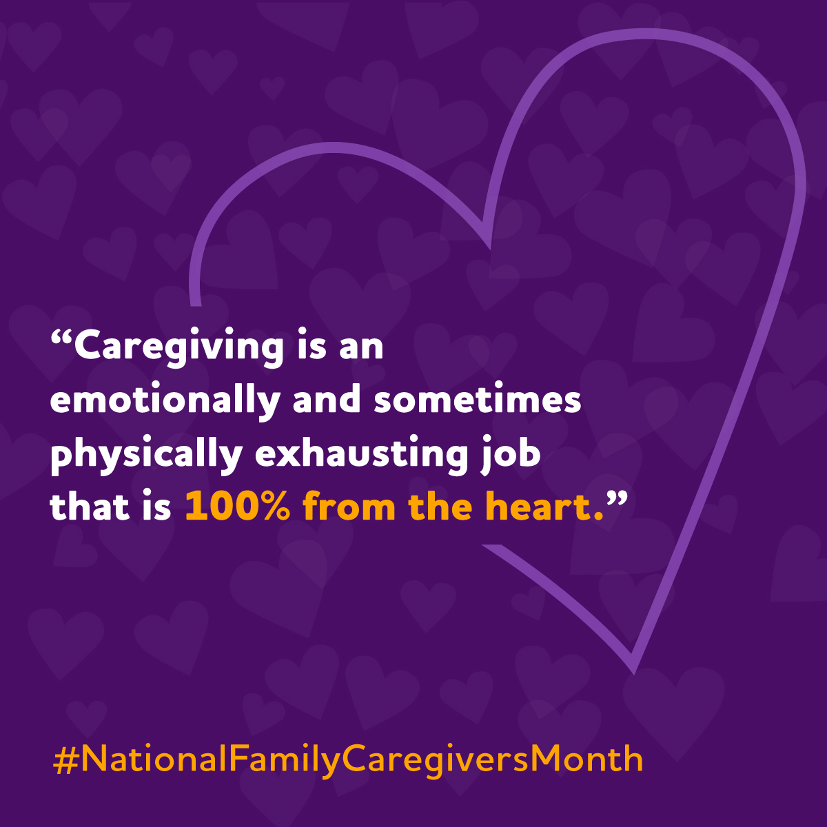 During this week of gratitude, we want to thank all those who provide care for those living with Alzheimer's and other dementia. Your love and dedication is an inspiration to us all. #NationalFamilyCaregiversMonth