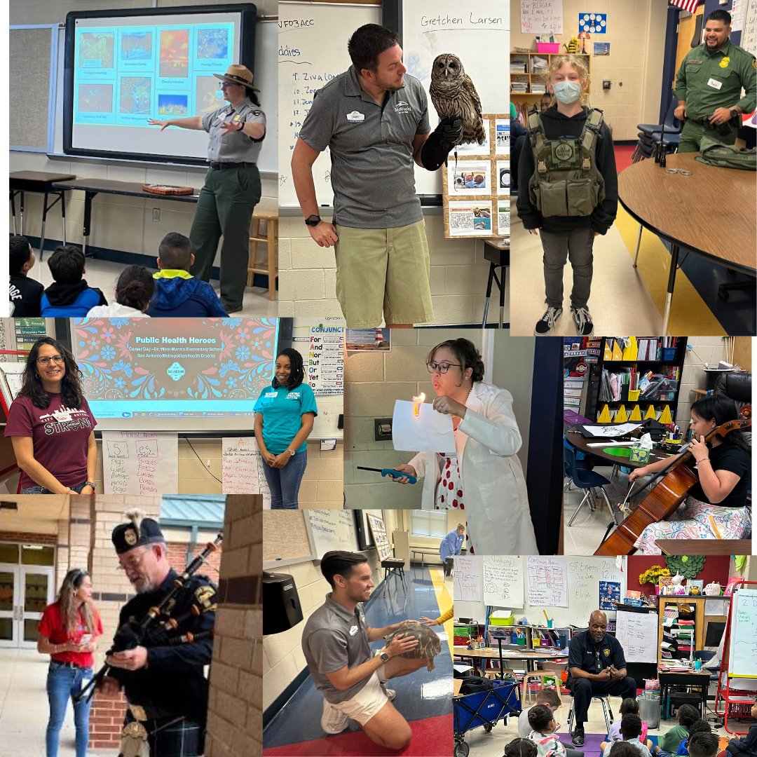 m_chadick's tweet photo. We had an awesome career day @NISDMurnin! Thank you to all our volunteers for making it a success. @counselorQuiz https://t.co/VBDUvp1nFQ