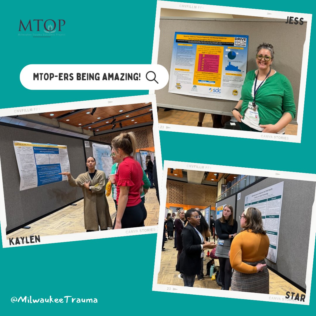 #MTOP lab members representing at #MCW Community Engagement Conference. #womeninSTEM