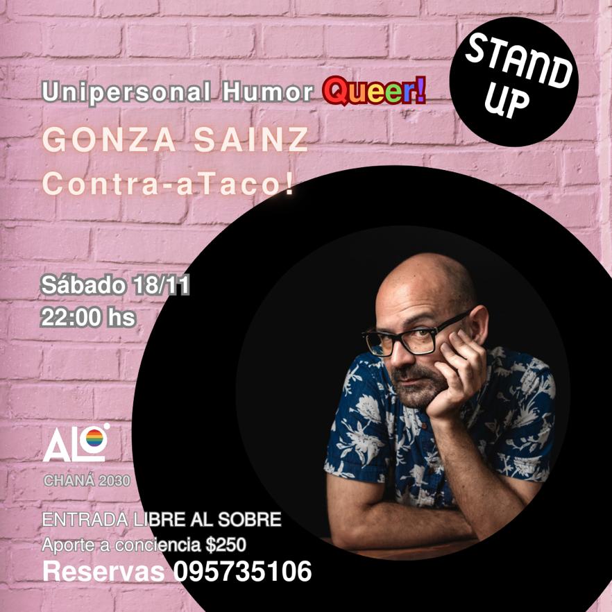 gdsg77's tweet photo. #ContraATaco, unipersonal de stand up.
Una hora y pico de #humorqueer
Sábado 18/11 a las 22h en Aló Arte Bar (Chaná 2030)
Invitada especial: @MarosaOnia
Entrada al sobre.
Reservas al 095735106.
Les espero! https://t.co/C6i6qSXJGl