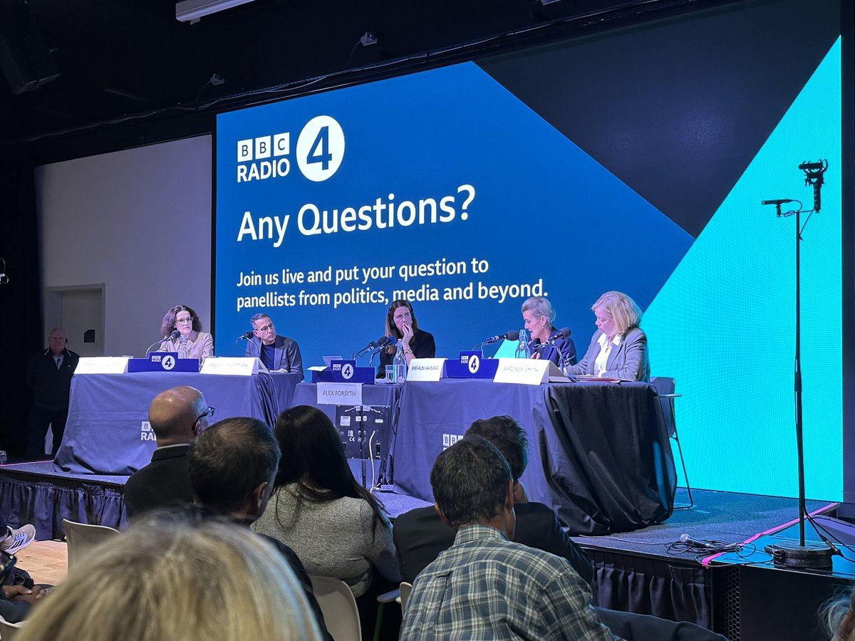 Real pleasure to play host to <a href="/BBCRadio4/">BBC Radio 4</a> ‘s Any Questions this evening.  A great opportunity to invite in the local community.  Great job team <a href="/HereEast/">Here East</a> <a href="/Plexalcity/">Plexal</a> !!