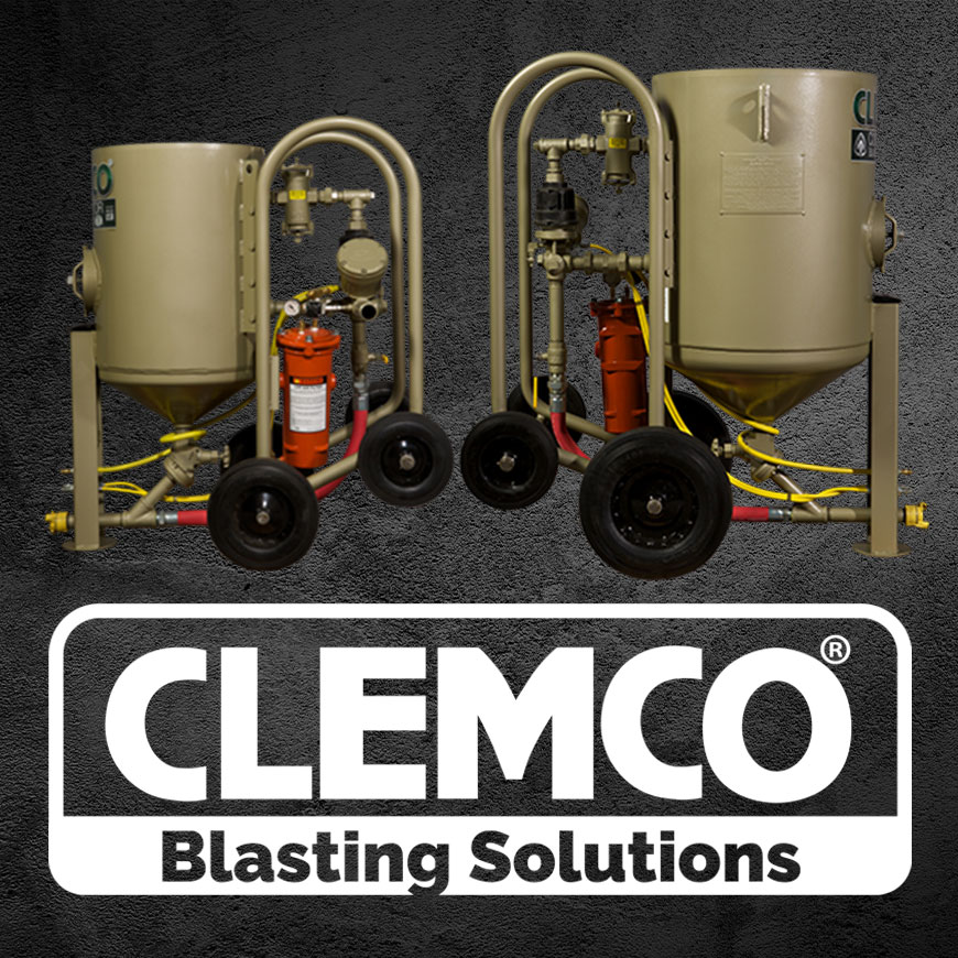 Contractor Blast Machines
Portable. Simple. Durable.

Problem: Moving and transporting blast equipment on and off the jobsite can be challenging and physically demanding.  

Solutions: clemcoindustries.com/portable-blast…