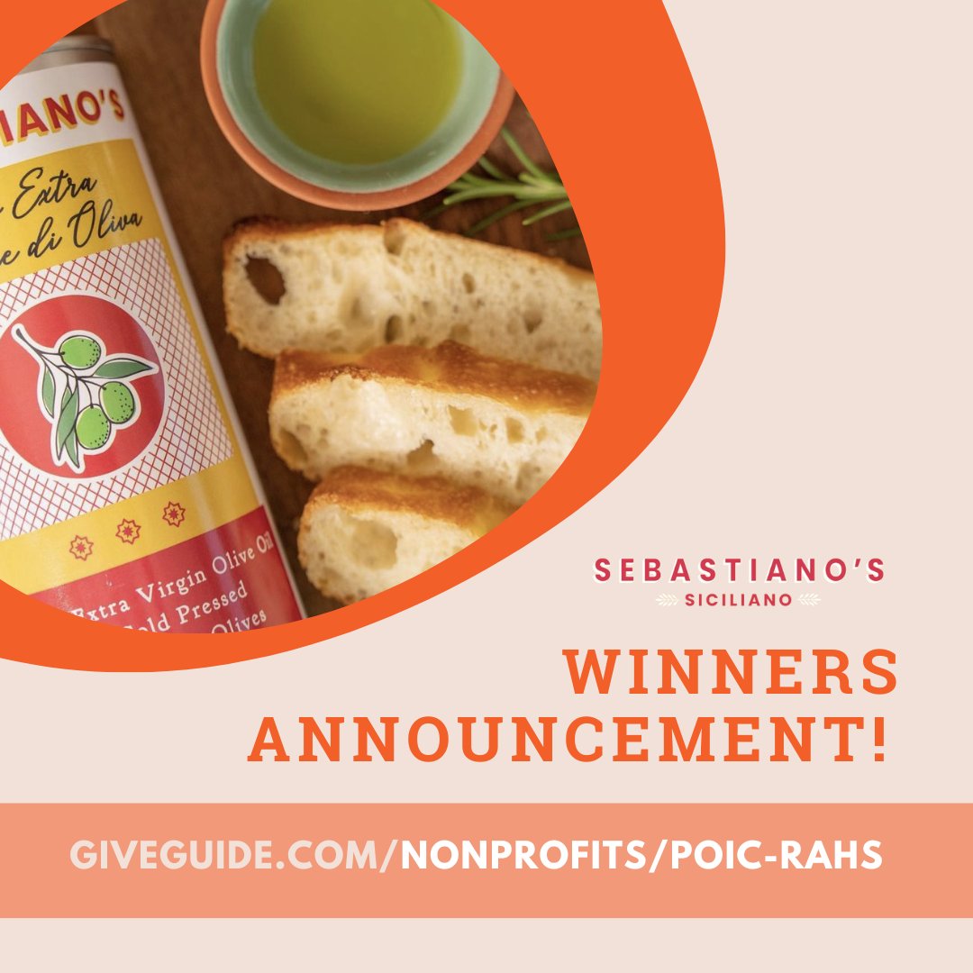 🥁 Drumroll and a heartfelt thank you to the winners of our Sebastiano's Olive Oil giveaway whose contributions through Give!Guide is actively fueling our mission! #giveguide2023 #sebastianospdx #Portlandnonprofit