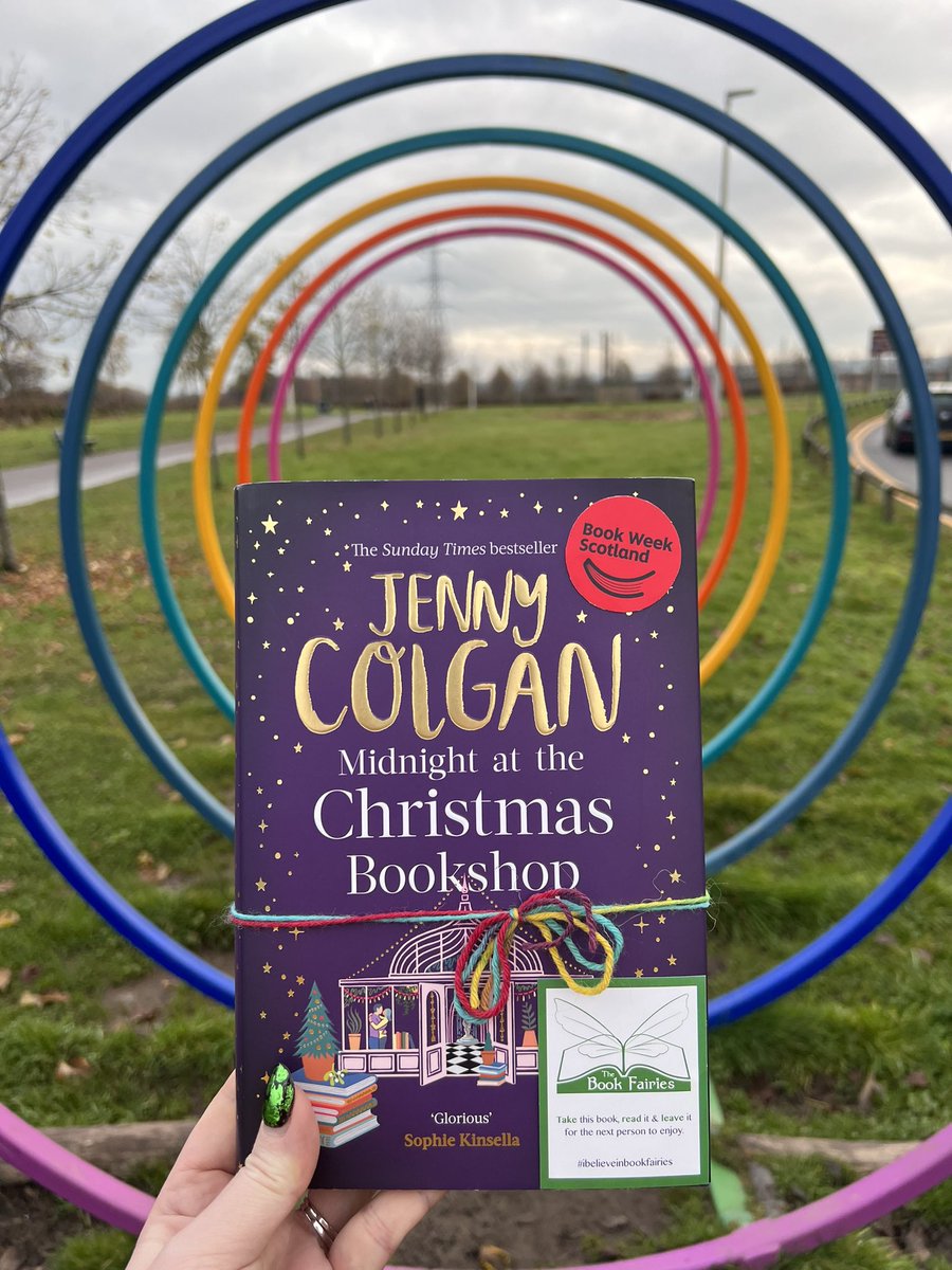 @jennycolgan will be joining us as a book fairy during Book Week Scotland. 📚🧚🏻‍♀️💚 Look out for copies of The Christmas Book Shop! #ibelieveinbookfairies #BookFairiesFalkirk #BookWeekScotland #BookFairyWeekScotland #ScottishBookTrust #Falkirk #JennyColgan #BookFairyForADay