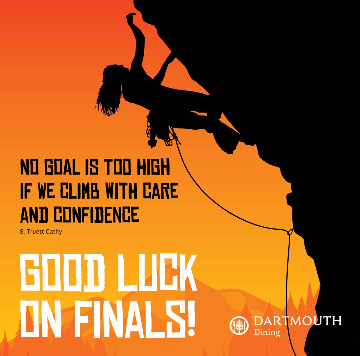 Wishing everyone the best of luck these next few days! 😉☘️📚

#Finals #Dartmouth
